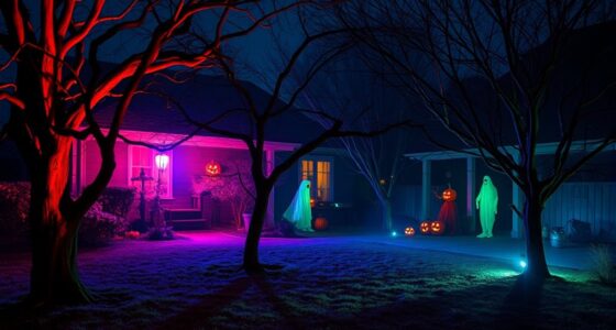 halloween outdoor lighting options