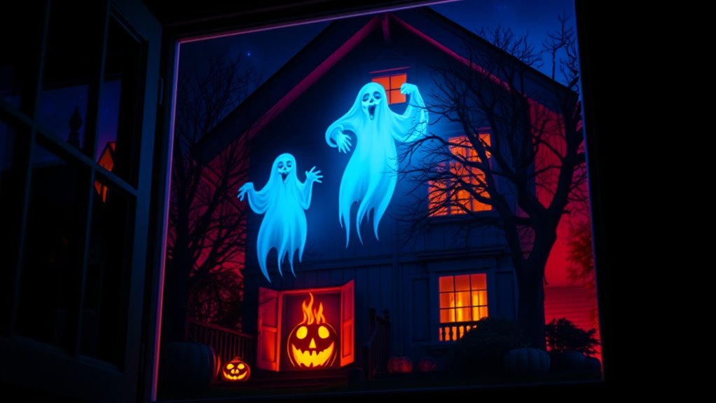 halloween projection screen considerations