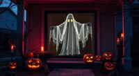 halloween window projection guides