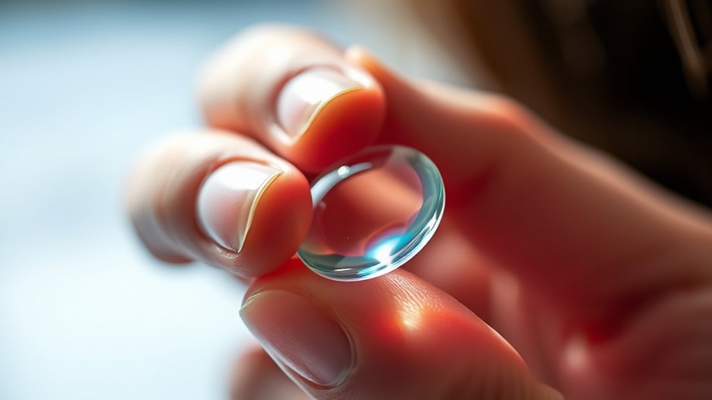 Contact Lens Safety for Costume Looks 4 handle lenses carefully properly