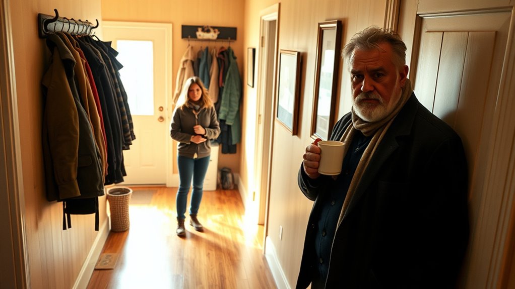 handling visitor greeting awkwardness