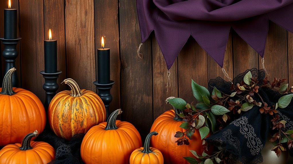 harmonious halloween color combinations