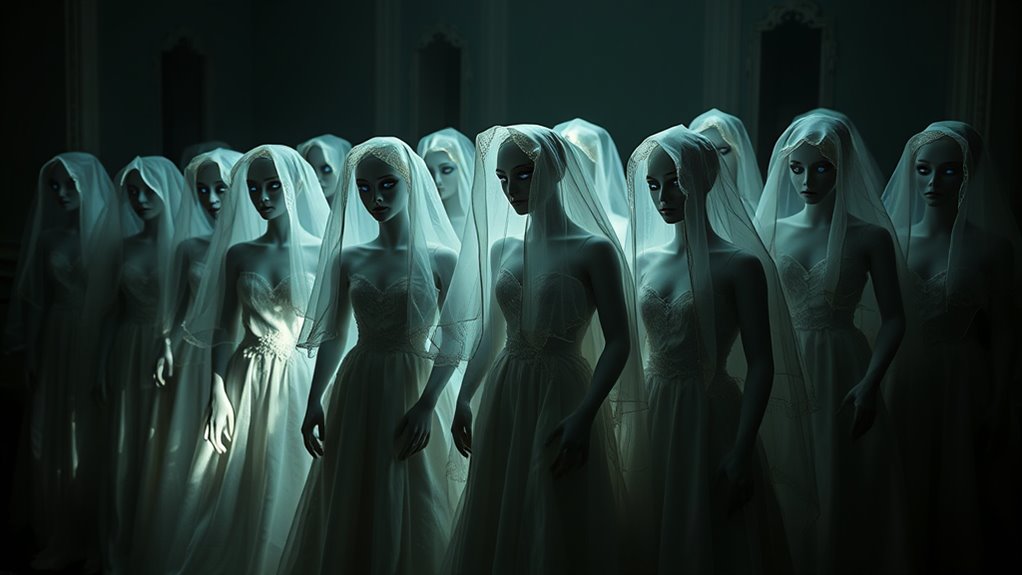 haunting halloween ghost brides