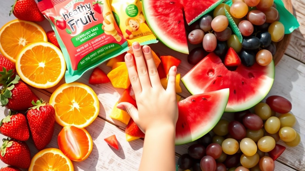 healthy colorful bite sized snacks