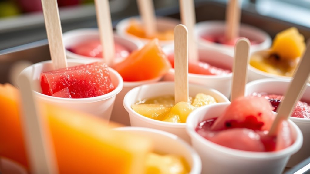 healthy fruity cooling treats