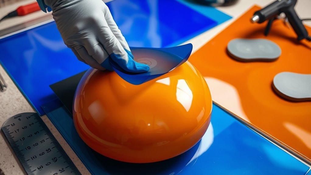 heat control ensures proper shaping