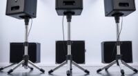heavy duty telescoping speaker stands