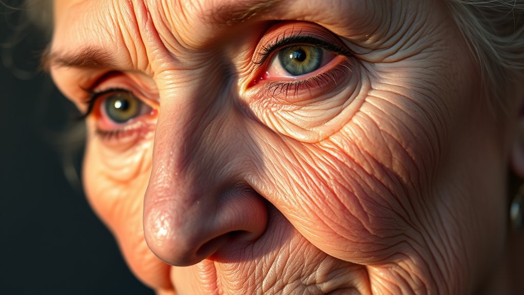 Old-Age Makeup: Lines, Highlights, and Shadows 5 highlight blend enhance naturally