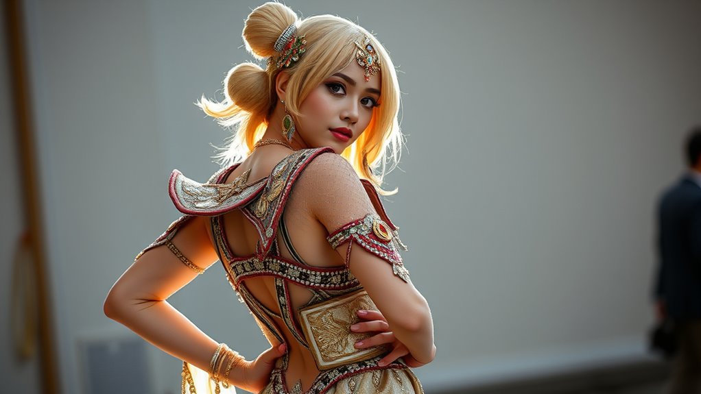 highlight costume accessories naturally