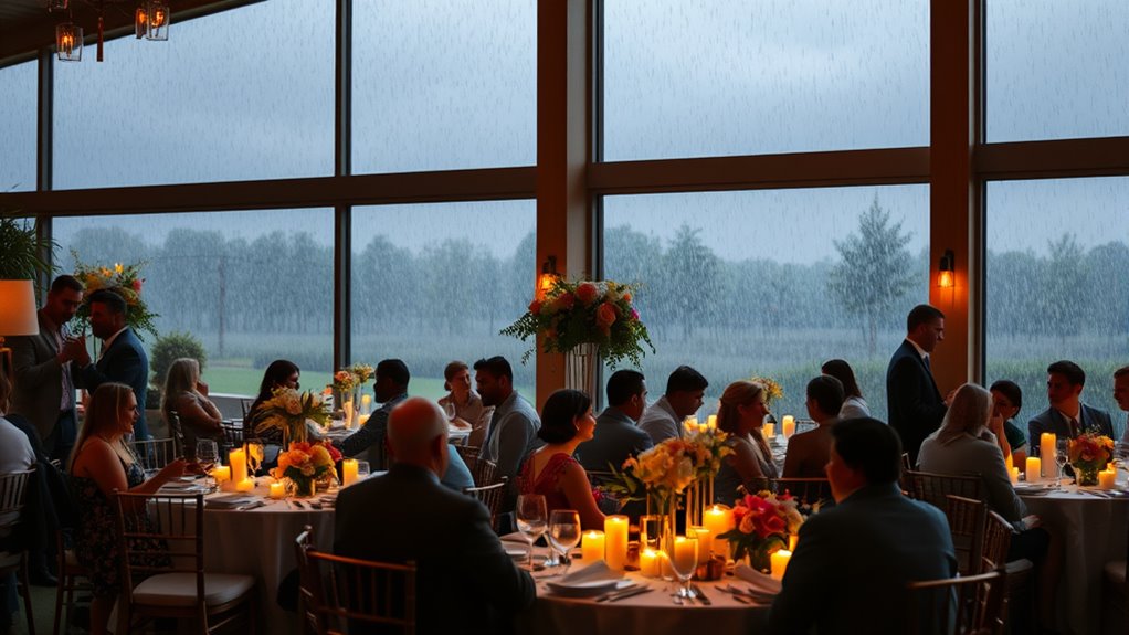 Rain Plan: Moving the Party Indoors 8 indoor food service adaptation