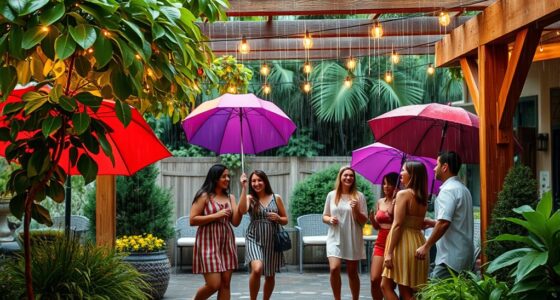 indoor party due to rain