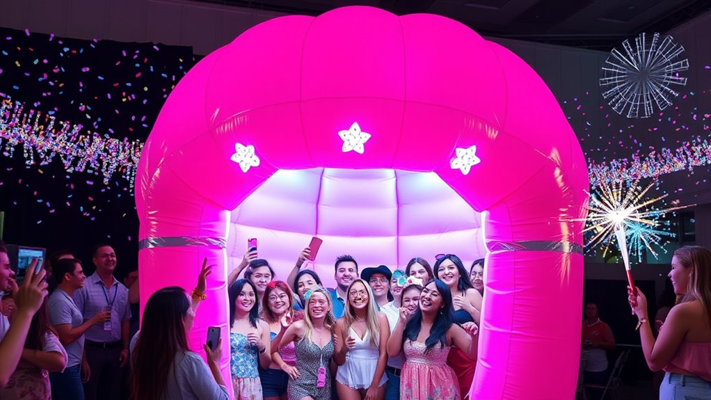 inflatable photo booth enclosures