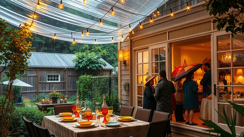 Rain Plan: Moving the Party Indoors 4 inform guests of venue change