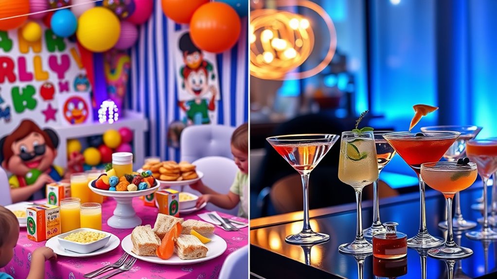 kid and teen party snacks