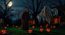 large halloween animatronic creatures