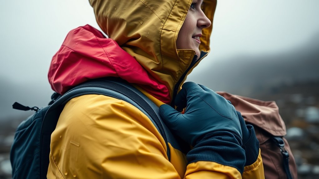 layered clothing and accessories