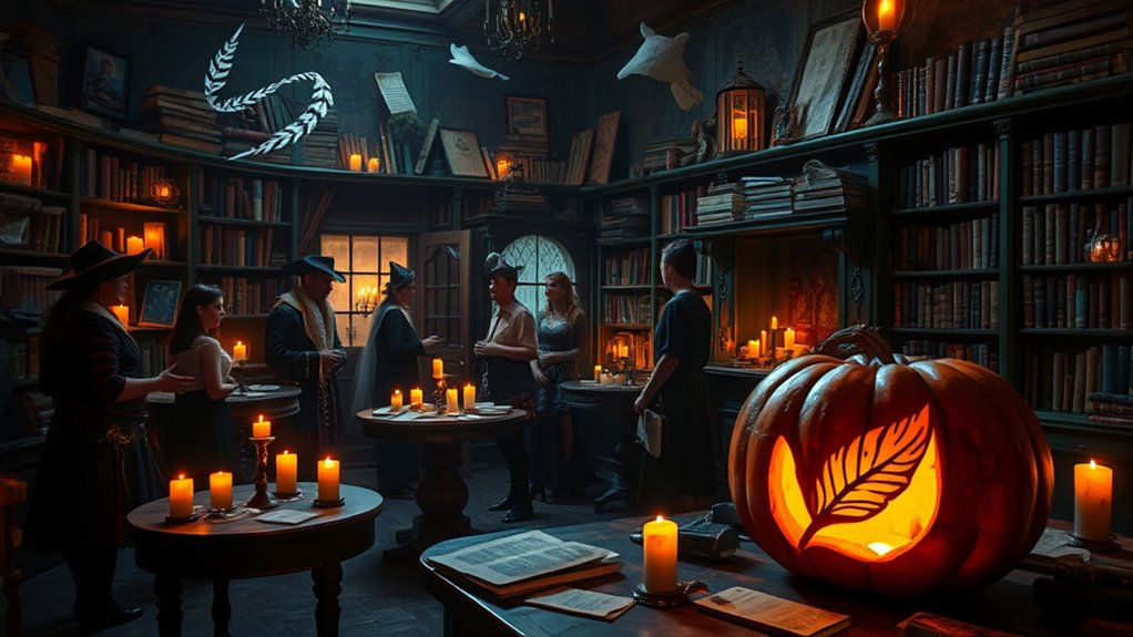 literary halloween game activities