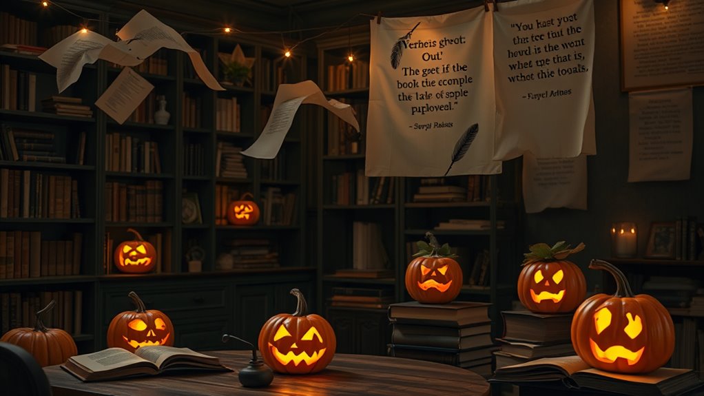 literary quotes enhance halloween