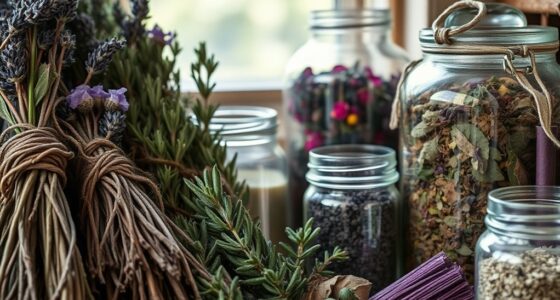 magical herb display collection