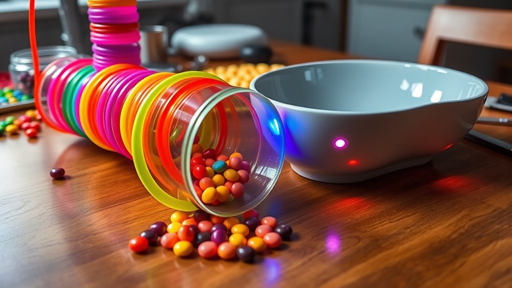 DIY Candy Chutes and Contactless Bowls 9 maintain clean store experiment