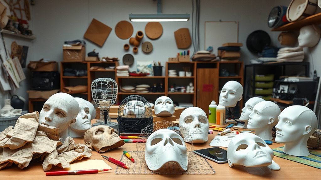 Mask Making Basics: Paper Mache to 3D Prints 6 modern efficient eco friendly fabrication