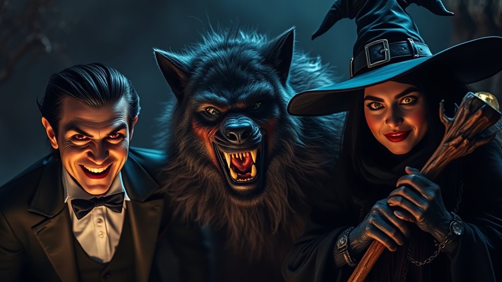 mystical attire and symbols