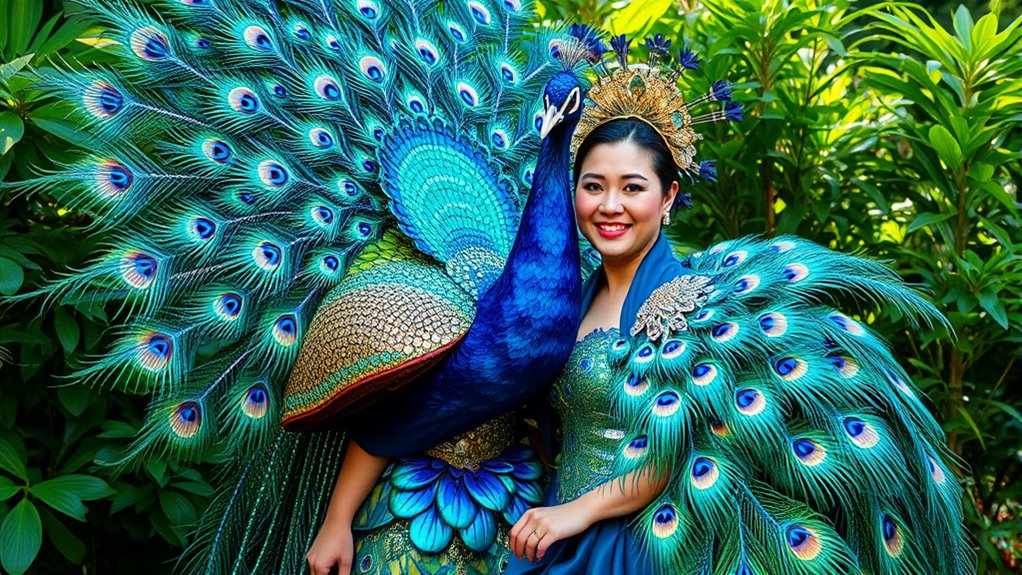 nature inspired couple costumes