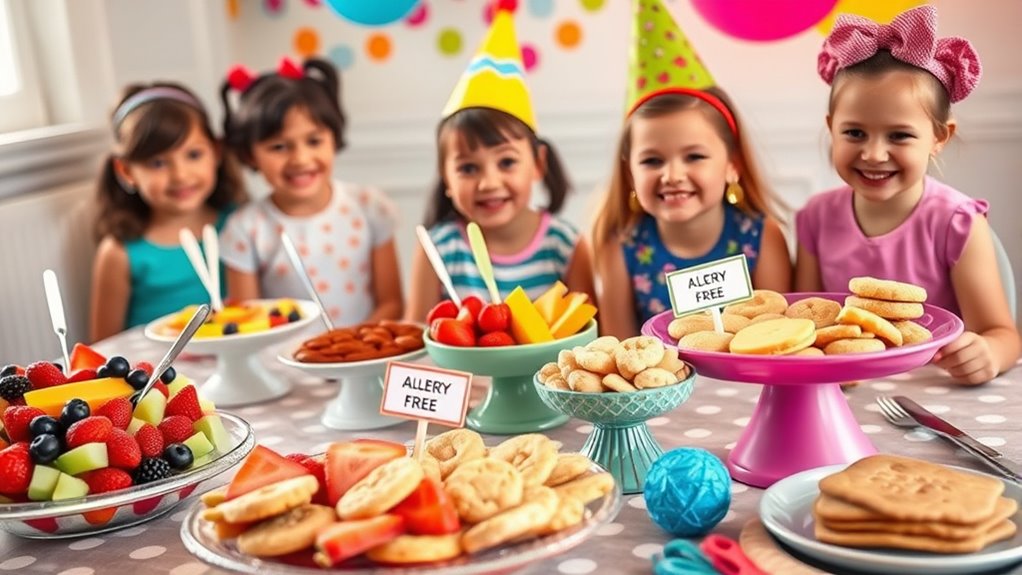 nut free treats and decorations