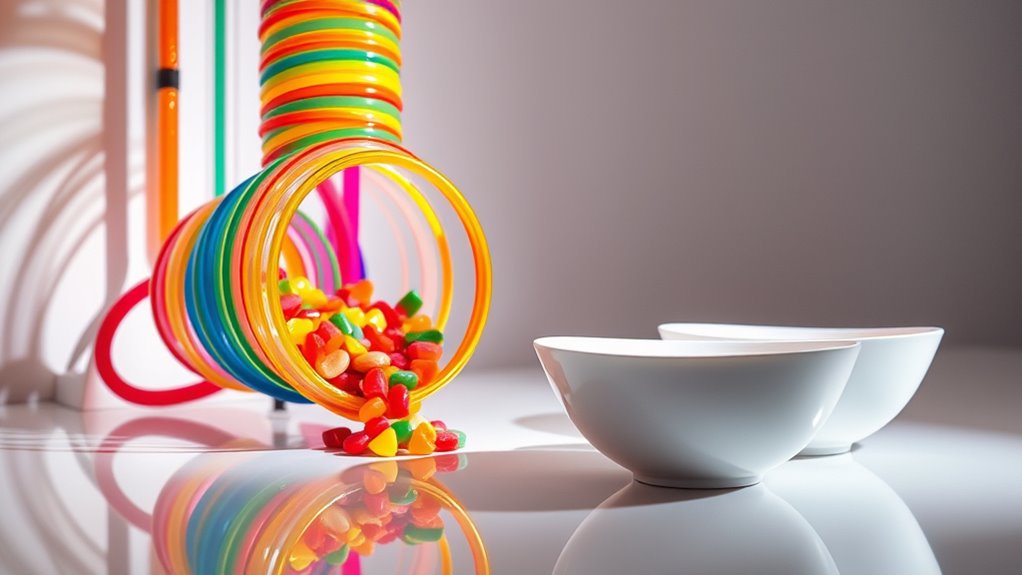 DIY Candy Chutes and Contactless Bowls 3 optimal candy chute design