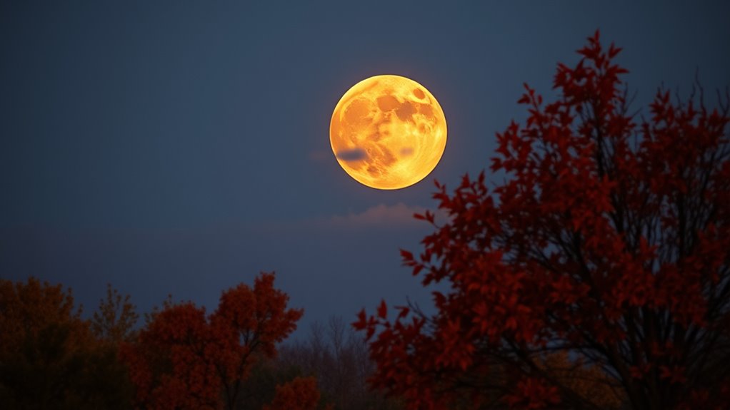 optimal halloween moon viewing