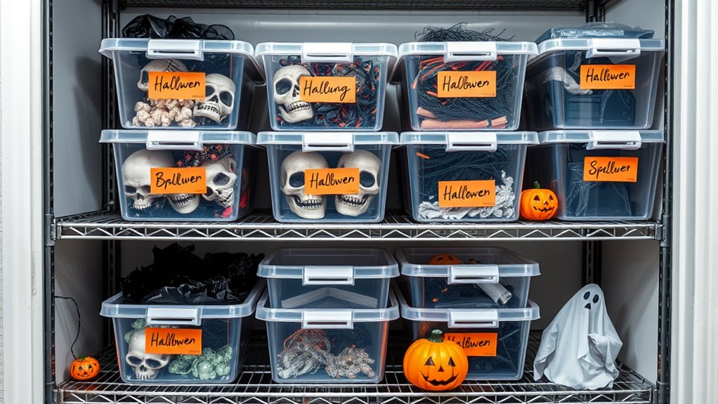 organize decorations by category