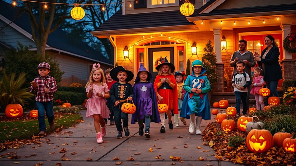 Family Traditions to Start This Halloween 5 organized family costume parade