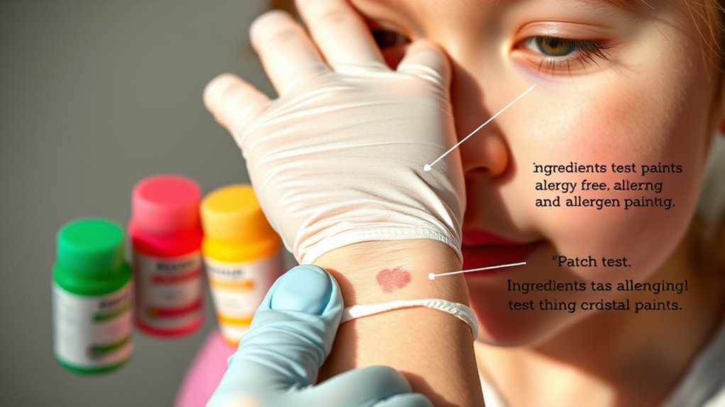 Face Paint Safety: Ingredients and Patch Tests 6 perform patch test carefully