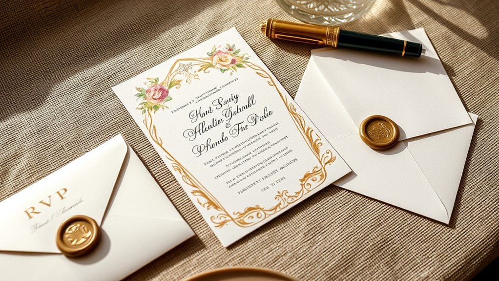 personalized cohesive invitation design