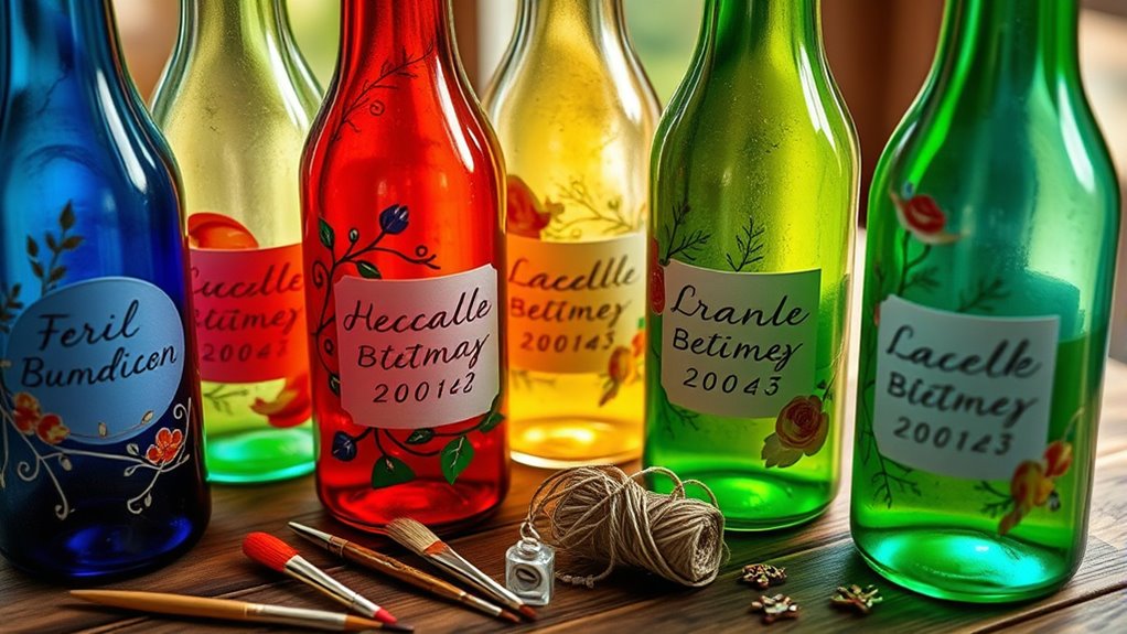 personalized gift beverage bottles