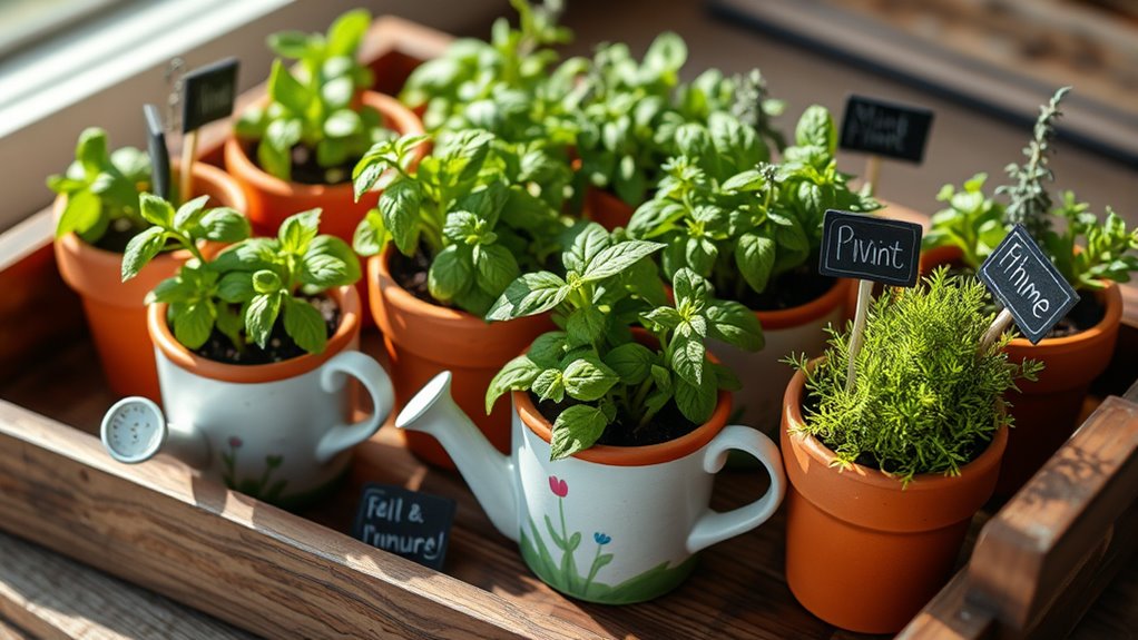 personalized herb gardening kit