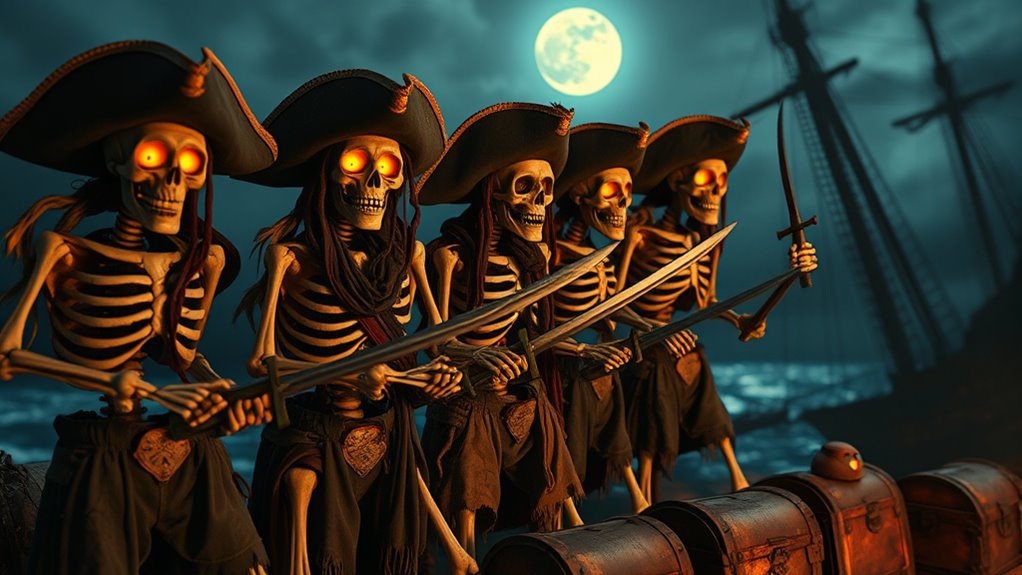The 15 Best Animatronic Pirate Skeletons That Will Bring Your Halloween to Life 33 pirate skeleton size features