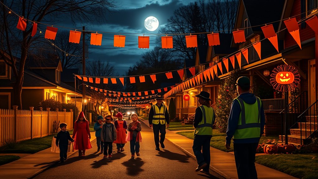 plan safe trick or treat route