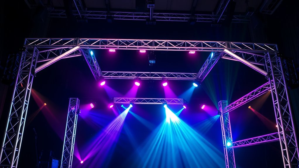 portable lighting truss systems