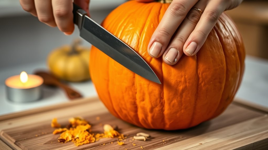Safe Knife Skills for Pumpkin Prep 8 precise pumpkin carving techniques