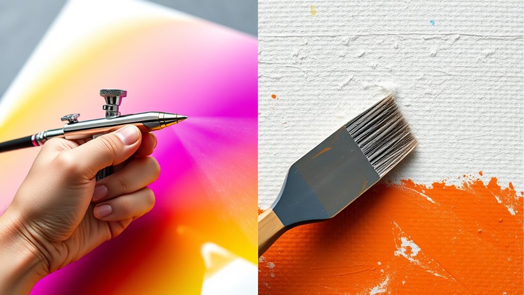Airbrush vs. Brushes: Pros and Cons 2 precision speed and maintenance