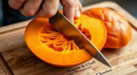 proper pumpkin cutting safety
