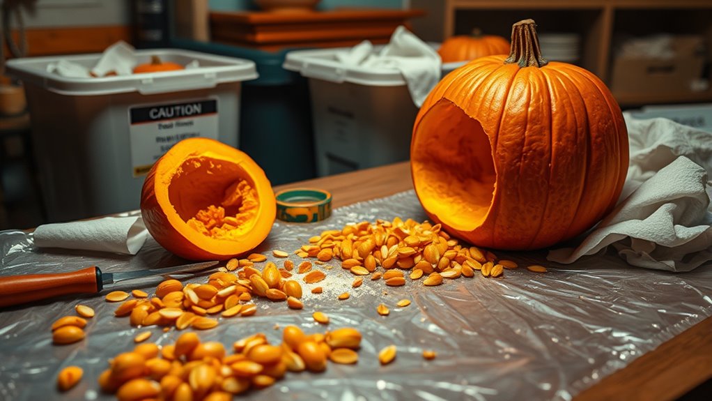 recycle pumpkin waste properly