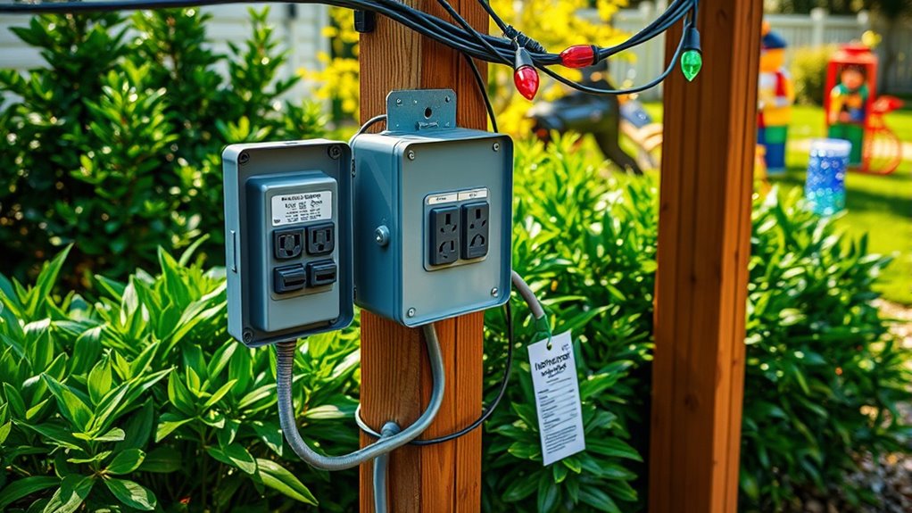 Safe Power Distribution for Yard Displays 9 routine equipment checks