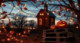 rustic halloween pallet creations