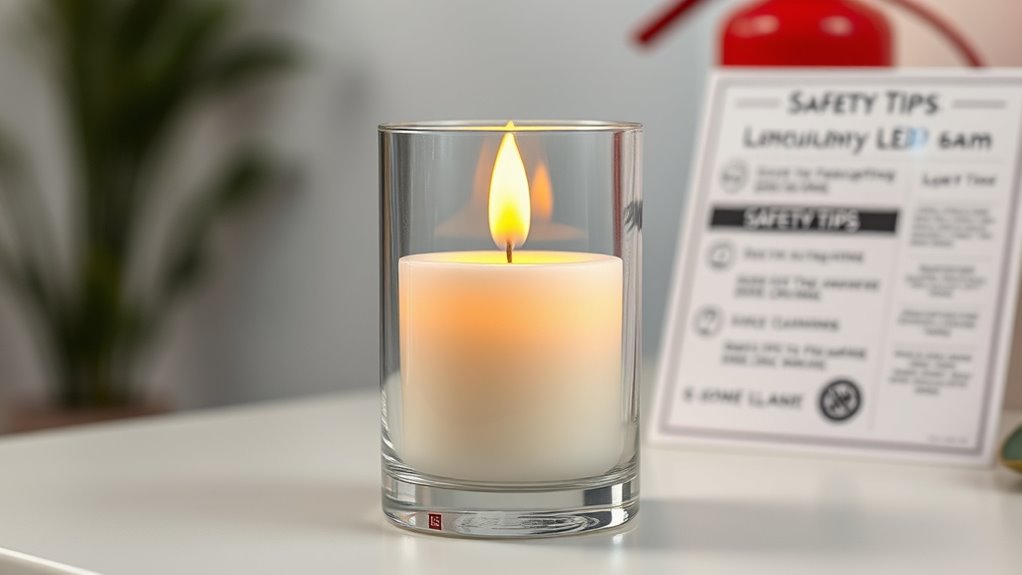 safe candle handling practices
