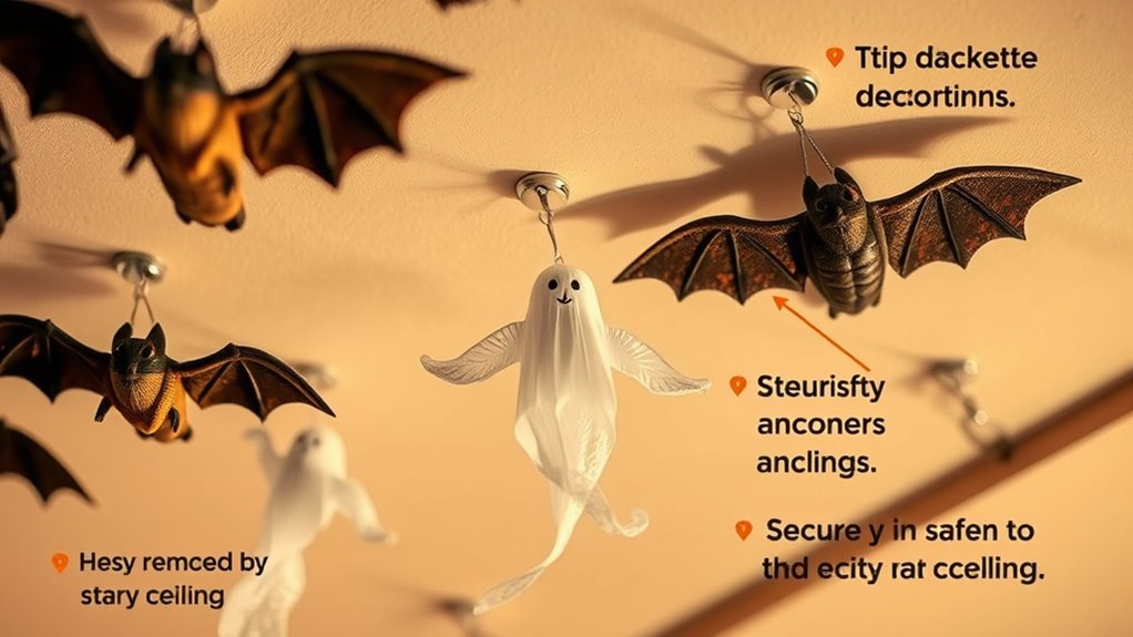 safe ceiling hanging removal