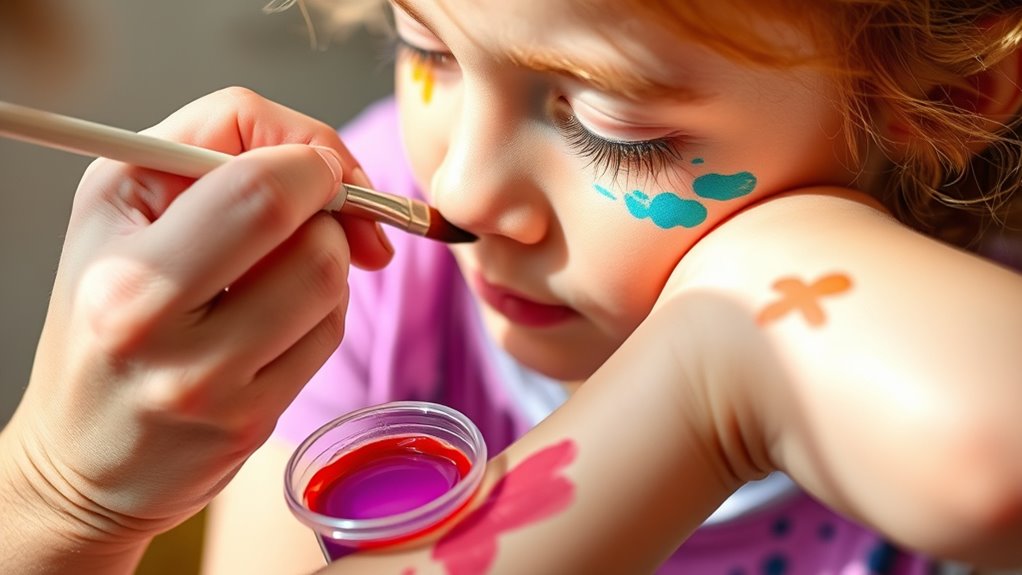 Face Paint Safety: Ingredients and Patch Tests 2 safe hypoallergenic face paints