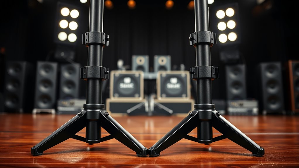 secure adjustable durable stands