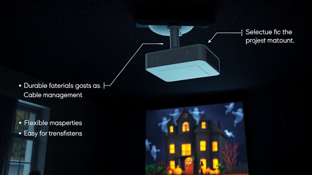 secure adjustable projector mount